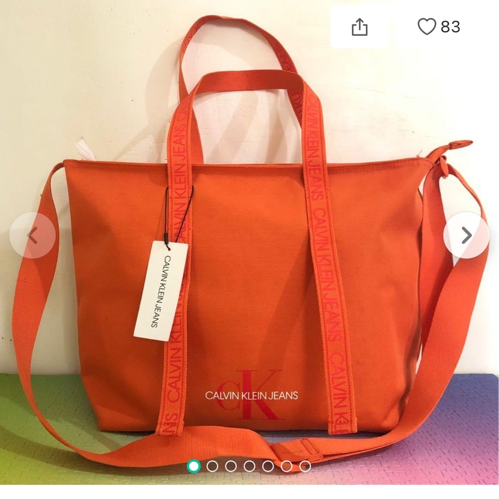 Calvin Klein Jeans Travel Canvas Bag